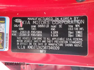 2011 Kia Soul + with VIN KNDJT2A25B7346109, listed as a Copart auction lot 44303245 with 108,634 mi miles and Salvage Title. Bid and sale history available at carsss.com. Image 15.