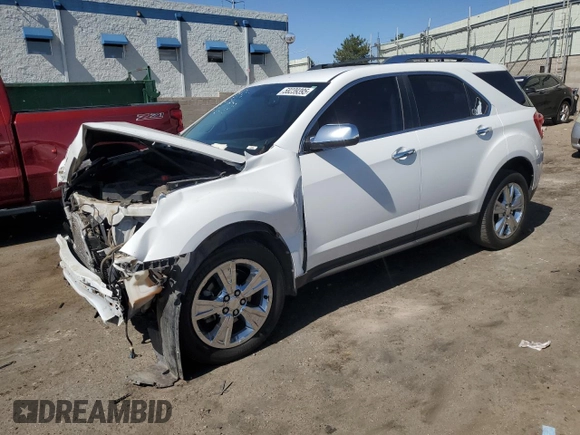 2011 Chevrolet Equinox LTZ z VIN 2CNFLGE51B6291130, wystawiony jako Copart lot #58239395 z przebiegiem 114 456 mil mil oraz Szkoda całkowita • Salvage title. Historia ofert i sprzedaży dostępna na DreamBid. Obrazek 1.