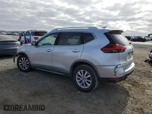 2017 Nissan Rogue SV with VIN KNMAT2MT6HP519312, listed as a Copart auction lot 53142215 with 155,958 mi miles and Salvage Title. Bid and sale history available at carsss.com. Image 2.