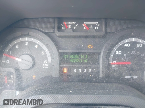 2009 Ford Econoline Cargo Commercial with VIN 1FTNE14W29DA58533, listed as a IAAI auction lot 42083708 with 42,235 mi miles and . Bid and sale history available at DreamBid. Image 7.