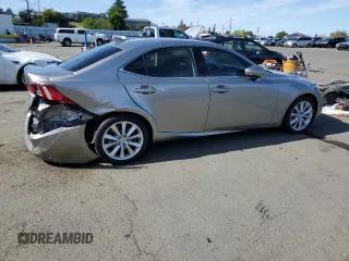2016 Lexus IS 200t with VIN JTHBA1D20G5038041, listed as a Copart auction lot 52148465 with 97,981 mi miles and Salvage Title. Bid and sale history available at DreamBid. Image 3.