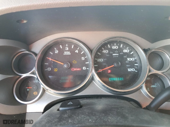 2011 GMC Sierra 2500HD Work Truck with VIN 1GT22ZCG4BZ124741, listed as a Copart auction lot 80136494 with 243,000 mi miles and Salvage Title. Bid and sale history available at carsss.com. Image 9.