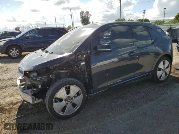 2015 BMW i3 with VIN WBY1Z4C57FV503902, listed as a Copart auction lot 66296792 with 45,262 mi miles. Bid and sale history available at carsss.com. Image 1.
