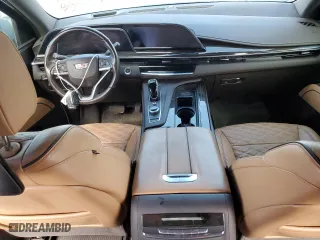 2021 Cadillac Escalade RWD Premium Luxury with VIN 1GYS3BKL9MR476536, listed as a Copart auction lot 76549574 with 49,039 mi miles and Non Repairable. Bid and sale history available at carsss.com. Image 8.