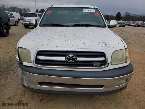 2002 Toyota Tundra SR5 with VIN 5TBRT34192S326732, listed as a Copart auction lot 44801655 with 292,318 mi miles and Salvage Title. Bid and sale history available at carsss.com. Image 5.