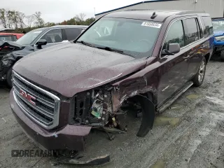 2017 GMC Yukon SLE with VIN 1GKS2AKC8HR353081, listed as a Copart auction lot 81058634 with 126,867 mi miles and Salvage Title. Bid and sale history available at carsss.com. Image 1.