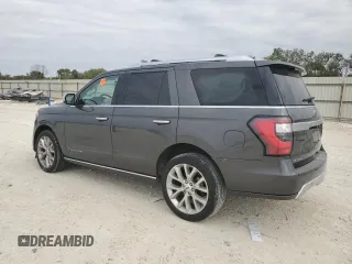2018 Ford Expedition Platinum with VIN 1FMJU1MT0JEA50142, listed as a Copart auction lot 76636394 with 138,469 mi miles and Salvage Title. Bid and sale history available at carsss.com. Image 2.