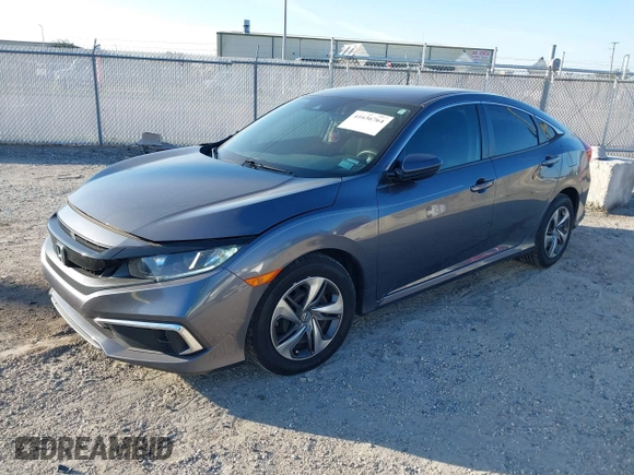 2019 Honda Civic Sedan LX with VIN 2HGFC2F61KH558416, listed as a IAAI auction lot 41636764 with 47,910 mi miles. Bid and sale history available at carsss.com. Image 17.