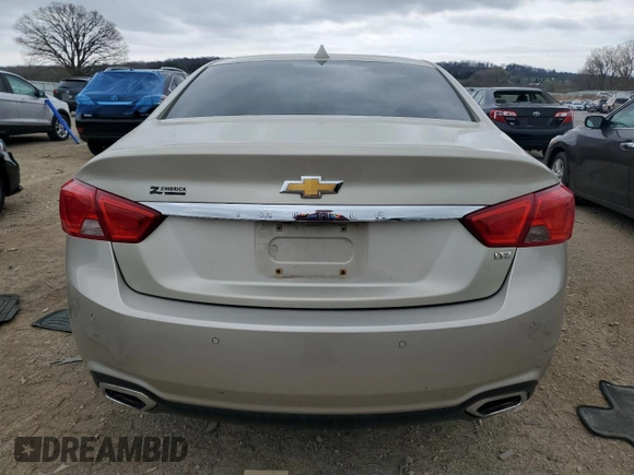 2014 Chevrolet Impala LTZ with VIN 2G1155S39E9142315, listed as a Copart auction lot 53278385 with 121,671 mi miles and Clean Title. Bid and sale history available at DreamBid. Image 6.