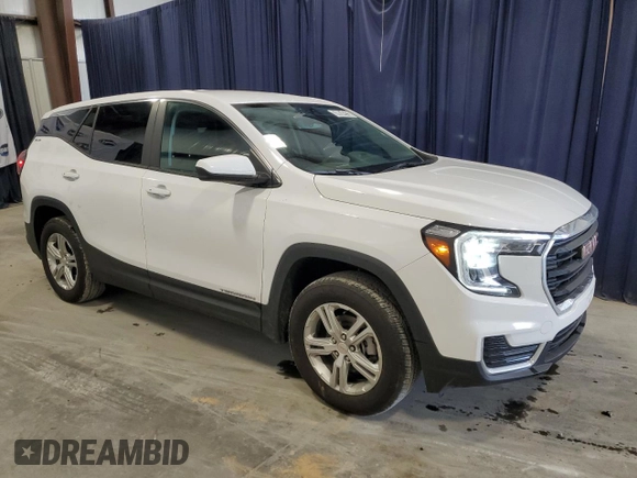 2024 GMC Terrain SLE with VIN 3GKALTEG1RL343858, listed as a Copart auction lot 59034215 with 19,435 mi miles and Clean title. Bid and sale history available at DreamBid. Image 4.