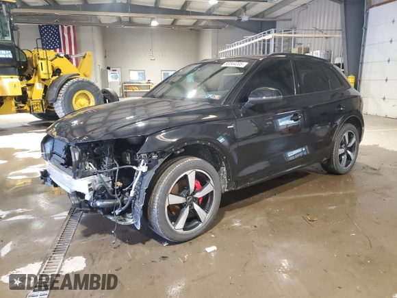 2024 Audi Q5 S line Prestige with VIN WA1FAAFY4R2020984, listed as a Copart auction lot 53344205 with 13,423 mi miles and Salvage title. Bid and sale history available at DreamBid. Image 1.