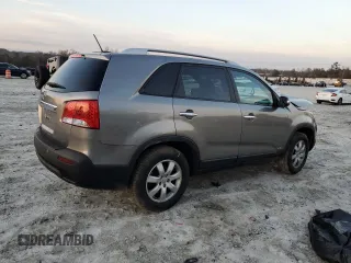 2012 Kia Sorento LX with VIN 5XYKTCA69CG256544, listed as a Copart auction lot 85510044 with 167,395 mi miles and Salvage Title. Bid and sale history available at DreamBid. Image 3.