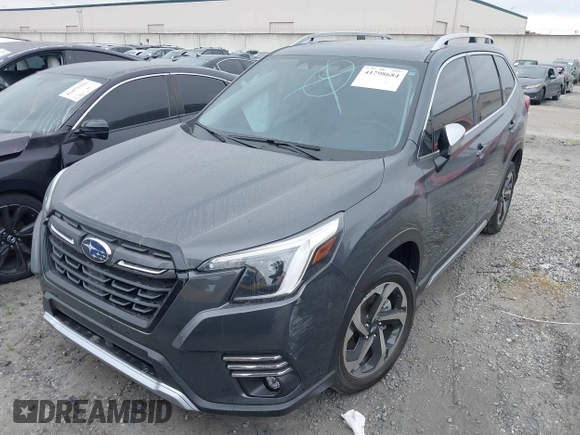 2023 Subaru Forester Touring with VIN JF2SKARC4PH409752, listed as a IAAI auction lot 41798684 with 12,545 mi miles. Bid and sale history available at carsss.com. Image 23.