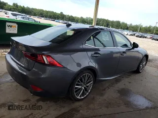2014 Lexus IS 250 with VIN JTHBF1D23E5011284, listed as a Copart auction lot 61499345 with 76,494 mi miles and Salvage title. Bid and sale history available at DreamBid. Image 3.
