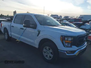 2023 Ford F-150 XL with VIN 1FTEW1CP5PKG21641, listed as a IAAI auction lot 41395265 with 9,076 mi miles. Bid and sale history available at carsss.com. Image 1.