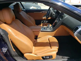2022 BMW 8 Series 840i with VIN WBADZ2C09NCJ99129, listed as a Copart auction lot 58639014 with 26,194 mi miles and Salvage Title. Bid and sale history available at carsss.com. Image 10.