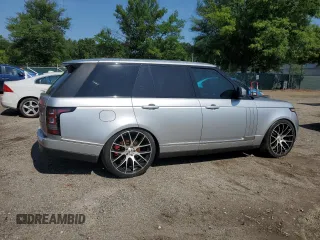 2014 Land Rover Range Rover HSE with VIN SALGS2WF1EA164710, listed as a Copart auction lot 62703505 with 138,163 mi miles and Salvage title. Bid and sale history available at DreamBid. Image 3.