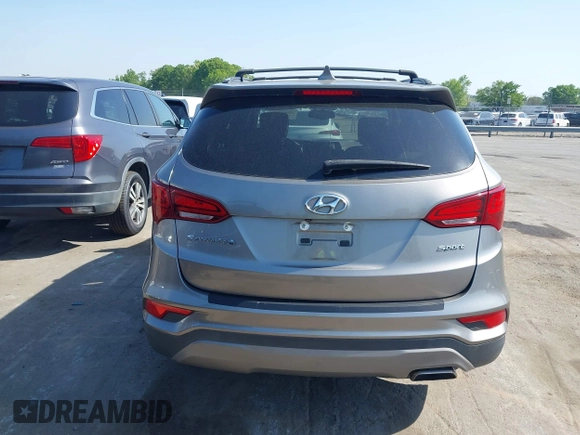 2017 Hyundai Santa Fe Sport 2.4L with VIN 5NMZU3LB9HH001167, listed as a IAAI auction lot 42061866 with 144,441 mi miles. Bid and sale history available at carsss.com. Image 16.