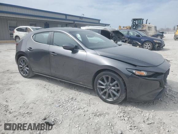 2023 Mazda 3 S Preferred with VIN JM1BPALM7P1611222, listed as a Copart auction lot 48810095 with 47,257 mi miles and Clean title. Bid and sale history available at DreamBid. Image 6.