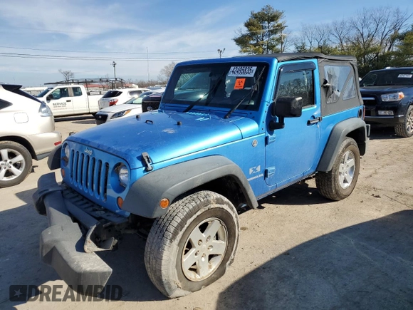 2009 Jeep Wrangler X with VIN 1J4FA24149L782816, listed as a Copart auction lot 42495835 with Not Provided miles and Salvage Title. Bid and sale history available at DreamBid. Image 1.