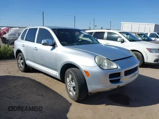 2005 Porsche Cayenne S with VIN WP1AB29P75LA62851, listed as a IAAI auction lot 41685787 with 143,711 mi miles. Bid and sale history available at carsss.com. Image 1.