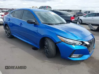 2020 Nissan Sentra SR with VIN 3N1AB8DV2LY239100, listed as a IAAI auction lot 41766060 with 39,309 mi miles and . Bid and sale history available at DreamBid. Image 1.