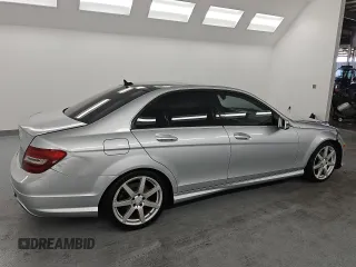 2014 Mercedes-Benz C 250 Sport with VIN WDDGF4HB4EG242305, listed as a Copart auction lot 61692835 with 158,590 mi miles and Clean title. Bid and sale history available at DreamBid. Image 3.