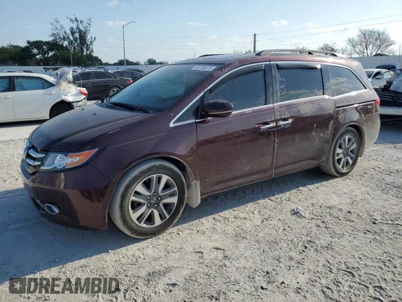 2014 Honda Odyssey Touring with VIN 5FNRL5H97EB025467, listed as a Copart auction lot 53730875 with 209,851 mi miles and Clean Title. Bid and sale history available at carsss.com. Image 1.