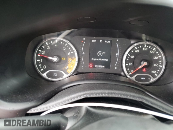 2017 Jeep Renegade Sport with VIN ZACCJBAB7HPG05614, listed as a Copart auction lot 45730315 with 152,655 mi miles and Salvage Title. Bid and sale history available at carsss.com. Image 9.