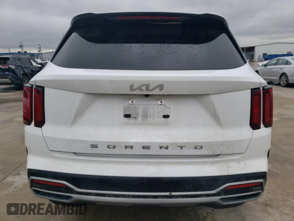 2022 Kia Sorento S with VIN 5XYRL4LC5NG128943, listed as a Copart auction lot 44909715 with 112,427 mi miles and Salvage Title. Bid and sale history available at carsss.com. Image 6.