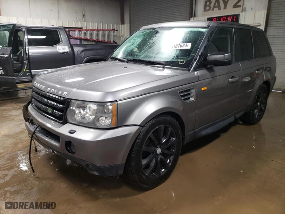 2007 Land Rover Range Rover Sport HSE with VIN SALSF25437A112691, listed as a Copart auction lot 86187684 with NaN miles and Salvage Title. Bid and sale history available at carsss.com. Image 1.