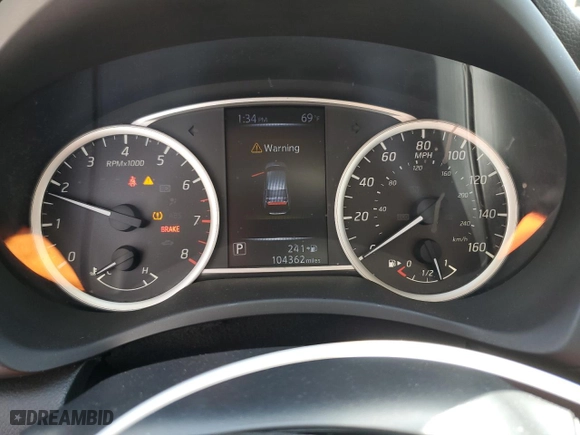 2016 Nissan Sentra SL with VIN 3N1AB7AP2GY336884, listed as a Copart auction lot 48167485 with 104,362 mi miles and Salvage Title. Bid and sale history available at carsss.com. Image 9.