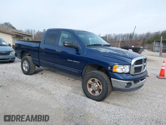2005 Dodge 2500 SLT with VIN 3D7KS28C15G793024, listed as a IAAI auction lot 41703984 with 175,928 mi miles and . Bid and sale history available at DreamBid. Image 1.