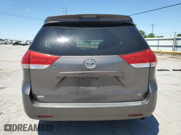 2011 Toyota Sienna LE AAS с VIN 5TDKK3DC4BS046973, выставлен на аукционе Copart как лот 58083875 с пробегом 322 399 миль миль и Списание • Salvage title. История ставок и продаж доступна на DreamBid. Изображение 6.