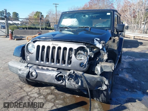2016 Jeep Wrangler Unlimited Sport with VIN 1C4BJWDG1GL226069, listed as a IAAI auction lot 41003276 with 88,015 mi miles and . Bid and sale history available at DreamBid. Image 6.
