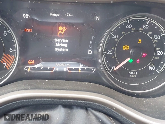 2014 Jeep Cherokee Limited с VIN 1C4PJMDB8EW277417, выставлен на аукционе IAAI как лот 42256310 с пробегом 88 259 миль миль и . История ставок и продаж доступна на DreamBid. Изображение 7.