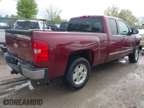 2013 Chevrolet Silverado 1500 LT with VIN 1GCRKSE74DZ398351, listed as a IAAI auction lot 42198969 with 184,962 mi miles and . Bid and sale history available at DreamBid. Image 4.