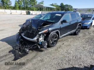 2016 Jeep Cherokee Limited with VIN 1C4PJLDB0GW350857, listed as a Copart auction lot 58172455 with 120,885 mi miles and Salvage title. Bid and sale history available at DreamBid. Image 1.