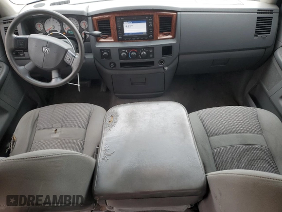 2006 Dodge 1500 SLT with VIN 1D7HU18N06S673743, listed as a Copart auction lot 53145955 with 131,318 mi miles and Salvage Title. Bid and sale history available at DreamBid. Image 8.