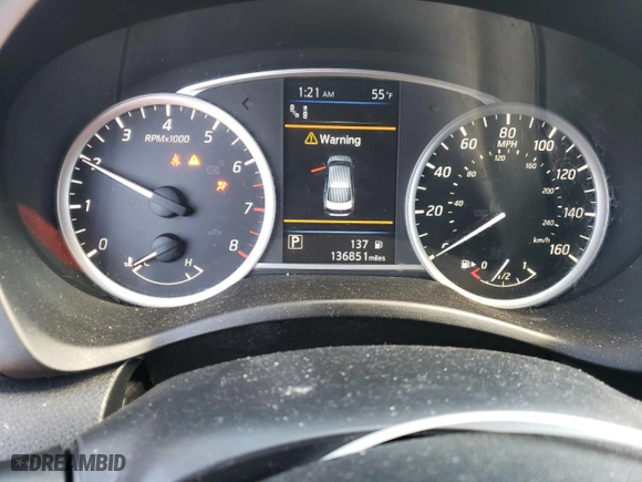 2019 Nissan Sentra SV with VIN 3N1AB7AP4KY202502, listed as a Copart auction lot 47633325 with 136,851 mi miles and Salvage Title. Bid and sale history available at carsss.com. Image 9.