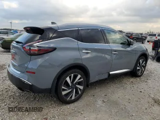 2023 Nissan Murano SL with VIN 5N1AZ2CJ7PC118125, listed as a Copart auction lot 43538625 with 12,381 mi miles and Salvage Title. Bid and sale history available at DreamBid. Image 3.