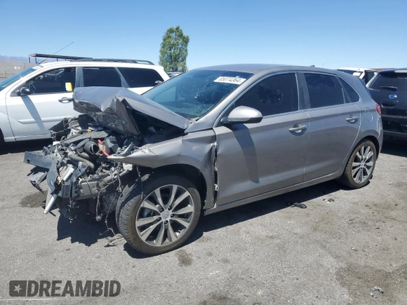 2020 Hyundai Elantra GT with VIN KMHH35LE9LU125005, listed as a Copart auction lot 65074364 with 30,770 mi miles and Salvage Title. Bid and sale history available at carsss.com. Image 1.