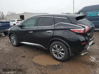 2015 Nissan Murano SL with VIN 5N1AZ2MH1FN208580, listed as a Copart auction lot 51736635 with 74,962 mi miles and Salvage Title. Bid and sale history available at carsss.com. Image 2.