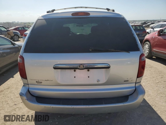 2001 Chrysler Town & Country with VIN 2C4GT44L41R358596, listed as a Copart auction lot 59493264 with 115,243 mi miles and Clean Title. Bid and sale history available at DreamBid. Image 6.