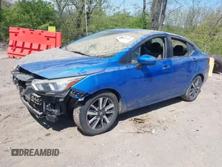 2021 Nissan Versa SV with VIN 3N1CN8EV8ML813616, listed as a IAAI auction lot 42043883 with 79,084 mi miles and . Bid and sale history available at DreamBid. Image 2.