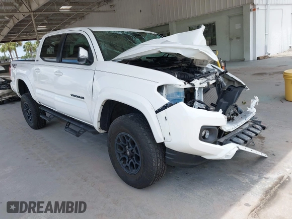 2022 Toyota Tacoma SR5 with VIN 3TMAZ5CN2NM163171, listed as a IAAI auction lot 42492852 with Not provided miles and . Bid and sale history available at DreamBid. Image 1.