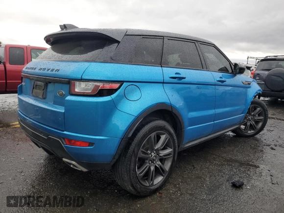2018 Land Rover Range Rover Evoque SE Premium with VIN SALVC2RX4JH292076, listed as a Copart auction lot 81226034 with Not Provided miles and Salvage Title. Bid and sale history available at DreamBid. Image 3.