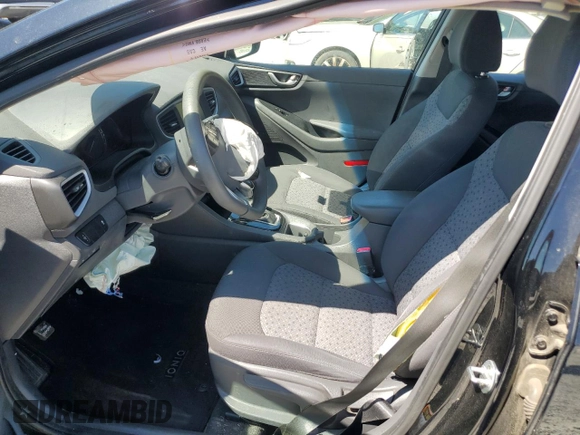 2017 Hyundai Ioniq Blue with VIN KMHC65LC5HU047877, listed as a Copart auction lot 50234285 with 131,058 mi miles and Salvage Title. Bid and sale history available at DreamBid. Image 7.