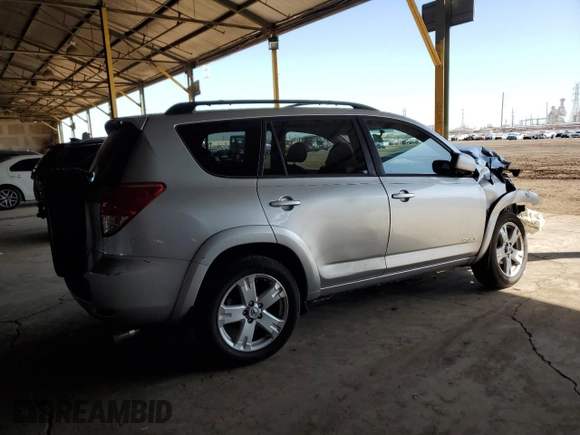2006 Toyota RAV4 Sport with VIN JTMZD32V566020546, listed as a Copart auction lot 47554635 with 212,732 mi miles and Salvage Title. Bid and sale history available at carsss.com. Image 3.
