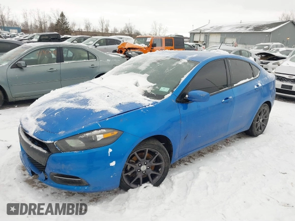 2016 Dodge Dart SE with VIN 1C3CDFAA0GD650532, listed as a IAAI auction lot 41222859 with 115,068 mi miles. Bid and sale history available at carsss.com. Image 18.